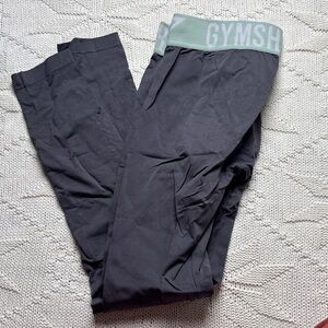Gymshark Gray and Green Leggings